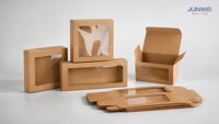 Caja de Empaque Cosmético Personalizada con Diseño Elegante y Ventana para Productos de Belleza