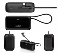 Batterie externe capsule OEM 10000mAh, mini chargeur portable de poche, charge rapide PD22.5W, logo personnalisé, vente en gros