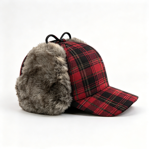 Casquette Trooper en Gros avec Visière en Fausse Fourrure et Cache-Oreilles pour Hiver, Protection Contre le Froid, Chasse, Voyage, Hommes et Femmes - Product Image 3