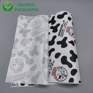 Chinese Wrapping Paper Food Custom Deli Wrap Sheets