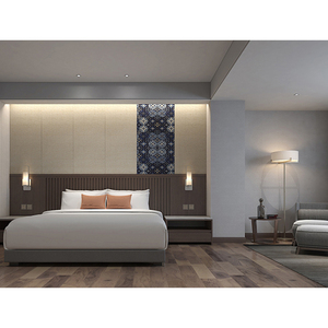 Appartement de luxe sur mesure hôtel 5 étoiles projet chambre à coucher ensemble de meubles meubles d'hôtel modernes - Product Image 1