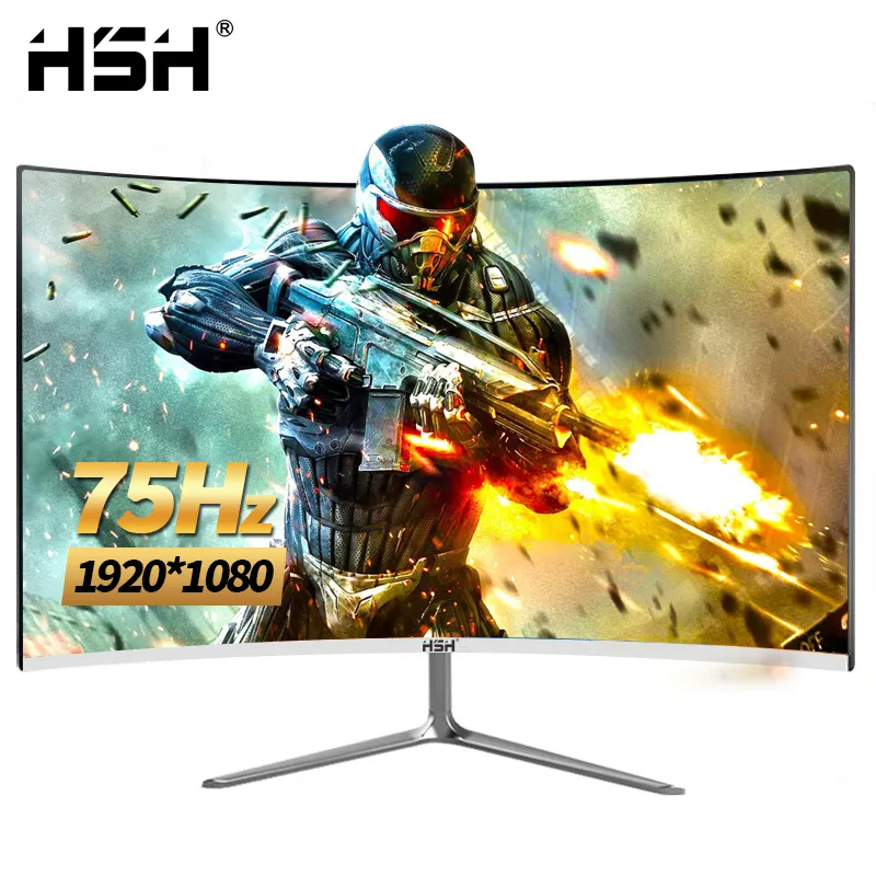 Monitor 24 inches 144hz High refresh monitor screen Hd desktop esports Eat Chicken game LCD screen oled monitor But hanging