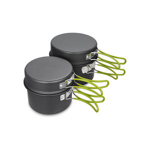 حقائب الظهر للنزهة من الألومنيوم أواني للمخيمات معدات الطبخ وعاء وعاء وعاء مجموعة أوعية التخييم خفيفة الوزن - Product Image 1