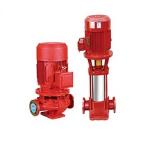 Pompes verticales monophasées haute pression SS304 puissantes pour systèmes d'incendie de bâtiments de grande hauteur