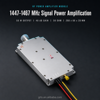 Module amplificateur de puissance radiofréquence bande L GUORESOUN, fabricant d'origine, 1447-1467 MHz, gain 48 dB, boîtier en alliage d'aluminium, SMA