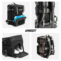 Sac à dos de randonnée unisexe pour ordinateur portable, tactique, étanche, 35L, avec fermeture éclair et fermoir, pour sports de plein air