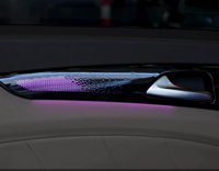 Pour Mercedes CLS W218 2012-2017 : Éclairage d'ambiance 4D, tweeter rotatif, cache-haut-parleur de ventilation intérieur de voiture, amélioration de l'éclairage