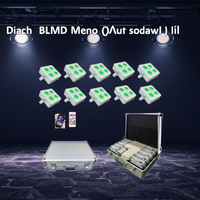 Projecteurs PAR LED sans fil Wi-Fi de haute qualité, mini 4x18W RGBWAUV 6-en-1, 10 pièces/boîte, puissance 4*18W, pour scène
