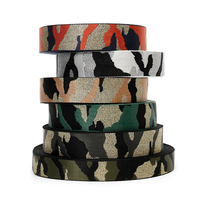 38mm Nylon Jacquard Ruban Or et Argent Fil Jacquard Ceinture 3.8cm Camouflage Sangle Sac Large Sangle Jacquard Web