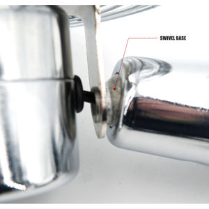 <b>12V</b> Heavy Duty 6" Chrome Metal <b>Fan</b> Portable RV Cooling <b>Fan</b> with 2-Speed Switch Car <b>Fan</b> - Product Image 4