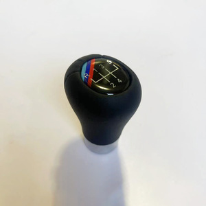 Chen Can Leather <b>Shift</b> <b>Knob</b> Black For Bmw E36 E46 E34 5 7 Series Car Gear <b>Knob</b> - Product Image 3