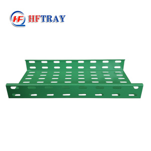 Custom 500mm 700mm Powder Coated Galvanized Perforated <b>Cable</b> Tray Heavy Duty <b>Heat</b> Dissipation <b>Cable</b> Wiring Tray for Outdoor - Product Image 3