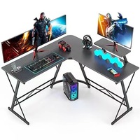Tables de jeu en gros d'usine 2025, table de jeu moderne et simple, table d'e-sport avec éclairage RVB