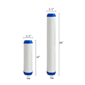 2.5" 4.5" Diameter 10inch 20inch Length Granular Activated Carbon GAC UDF <strong>Water</strong> <strong>Filter</strong> <strong>Cartridge</strong> for Ro <strong>Water</strong> Purifier System - Product Image 3
