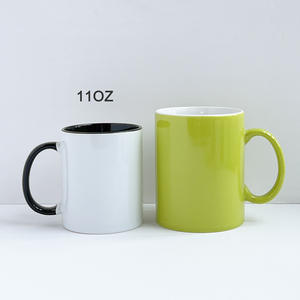 Nordic Style Ceramic <b>Mug</b> 11Oz Solid Color Business Gift Cup - Product Image 1