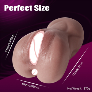 Juguete de masturbación de entrenamiento de pene marrón de 1,9 lb, Juguetes sexuales de bolsillo privado femenino realista para hombres Boneca De Sexo - Product Image 4