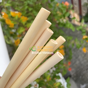Wholesale Natural <b>Bamboo</b> <b>Straws</b> | Disposable Eco-Friendly Drinking <b>Straws</b> Custom Size & Logo Made in Vietnam - Product Image 1