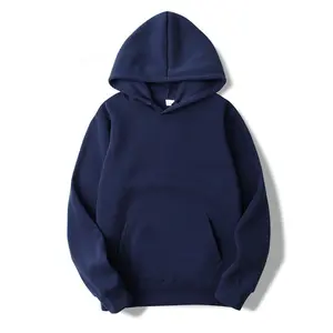 Özel Logo baskı pamuk boş rahat lüks Hoodies eşofman Unisex polar nakış toplu ağır düz erkek hoodies