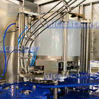 Rinseuse-remplisseuse-sertisseuse isobare automatique MIC-18-6 à 18 buses avec contrôle PLC pour bière, soda et eau pétillante