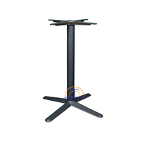 Table basse design moderne personnalisée en fer et bois, table à manger carrée 2 places, base de table en métal