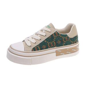 Chaussures de sport tendance pour femmes, baskets décontractées en toile à lacets, chaussures décontractées tendance pour femmes - Product Image 6