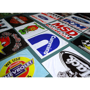 แบนเนอร์ผ้าใบพิมพ์ลายดิจิทัลสีจางสารหน่วงไฟล้างทำความสะอาดได้สำหรับกลางแจ้งแบนเนอร์ปรับแต่งโฆษณา - Product Image 3