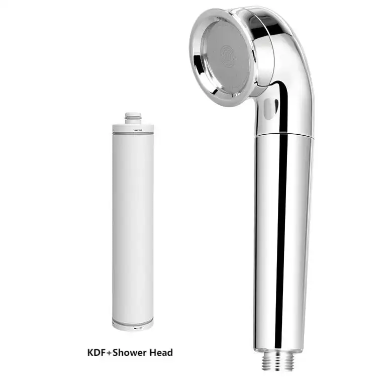 Pommeau de douche kdf de luxe, économie d'eau, pressurisé, filtration de la douche, pomme de douche avec filtre