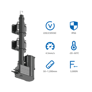 מפעיל לינארי סינכרוני של חוות הפרות פרימופאל 5000N 1000 מ\\\"מ 1100 מ\\\"מ 220V מפעיל לינארי חשמלי עם חיישן מיקום - Product Image 1