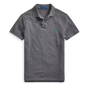 T-Shirt <span class=keywords><strong>Polo</strong></span> da Uomo in Cotone a Maniche Corte, Stile Designer, Vestibilità Ampia, Tinta Unita, Vendita all'Ingrosso - Product Image 3