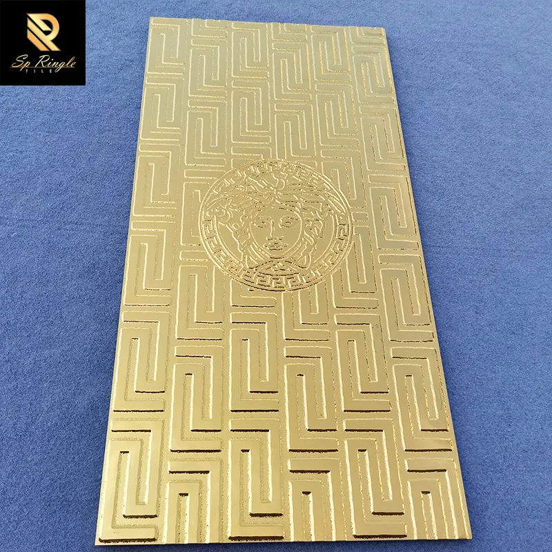 Springletile 30*60 piastrelle Decorative per bagno modello Golden Luxury Hotel 3d piastrelle piastrelle per pareti in ceramica