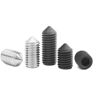 Oxit Đen kết thúc thép không gỉ không đầu hình lục giác ổ cắm Bộ vít inch Hệ thống đo lường số liệu vít điểm <span class=keywords><strong>Grub</strong></span> Bộ vít - Product Image 5