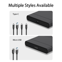 Casing Hard Disk Eksternal 2.5 Inch USB 3.0 SATA III 5Gbps HDD SSD Mobile Disk Enclosure dengan Caddy USB 2.0