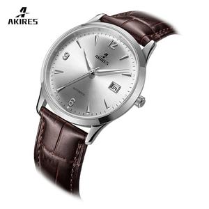 <span class=keywords><strong>Orologi</strong></span> con Cinturino in Pelle Movimento Automatico Meccanico MIYOTA 9015 per Uomo e <span class=keywords><strong>Donna</strong></span> - Product Image 2