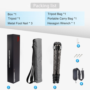 Máy ảnh Video <span class=keywords><strong>Tripod</strong></span> di động thanh săn bắn đứng <span class=keywords><strong>Tripod</strong></span> 10 <span class=keywords><strong>Tripod</strong></span> đứng BF ST-284 sợi Carbon cho điện thoại <span class=keywords><strong>Galaxy</strong></span> S 24 bafang 1500 - Product Image 6