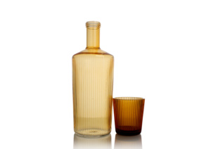 סט כלי זכוכית בורוסיליקט צבועים בוודקה ג 'ין ברנדי בקבוק זכוכית וויסקי 750 מ "ל wih בר הפקק העליון - Product Image 6