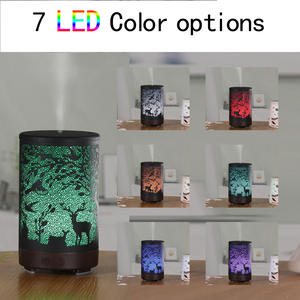 Difusor de Aroma con Diseño de Madera, 100 ml, Luz LED, Humidificador de Escritorio con Diseño de Ciervo y Conejo para Uso en Hogar y Oficina - Product Image 3