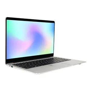 Laptop Rumah & Pribadi Stok Tersedia 14.1 Inci Laptop Kustom Komputer SSD Ekstensi Pc Notebook Windows 11