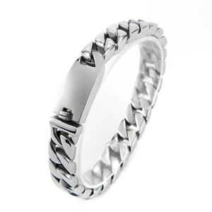 Pulsera de Regalo de Acero Inoxidable con Baño de Oro y Circonitas, Estilo Miami Cubano, Diseño Moderno 2024, Venta al Por Mayor, Personalizable - Product Image 1