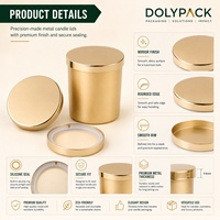 Couvercles de pots à bougies en alliage de zinc de luxe avec logo personnalisé, argent et or, pour la fabrication de bougies, vente en gros, porte-bougies en verre, lanternes