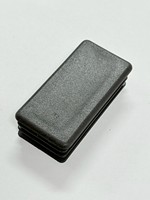 Bouchon d'extrémité de tube rectangulaire moulé par injection, vente en gros d'usine, embouts de pieds de meubles en PE/PP, 30*60*16mm, quincaillerie plastique YRF