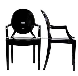 <span class=keywords><strong>Fauteuil</strong></span> en cristal transparent Louis <span class=keywords><strong>Ghost</strong></span> en plastique pour usage extérieur pour mariage pour salon appartement hôpital atelier parc - Product Image 2