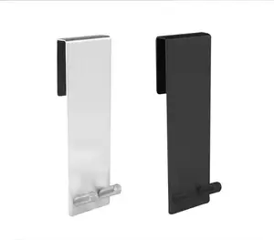 Upgrade Shower Door Hooks Stainless Steel door hanger for Bathroom Frameless Glass Over door hooks Multi-Purpose