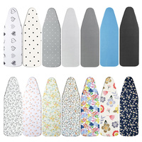 Housse de planche à repasser personnalisée en coton argenté, résistante à la chaleur, multi-tailles pour hôtels, blanchisseries et vente au détail