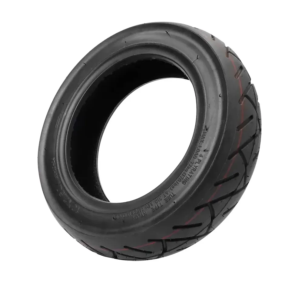 10*2.5 Inflation Outer Tire with Red Line Replacement Parts for Kugoo M4/M4 PRO Electric Scooter Accessories