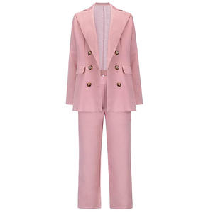 Di alta qualità elegante <span class=keywords><strong>donna</strong></span> europea e americana plaid tinta unita vestito manica lunga abito <span class=keywords><strong>donna</strong></span> d'affari - Product Image 2