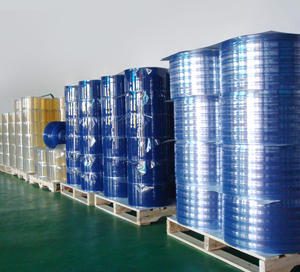 ม่านแถบพีวีซีเนื้อนิ่มยืดหยุ่นสีสดใสตัวแบ่งโกดังม่านโปร่งแสงสำหรับ<span class=keywords><strong>ห้อง</strong></span>เย็น - Product Image 5