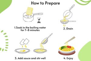 Fideos Instantáneos Veganos a Granel, Bajo Índice Glucémico, Alimento Dietético Multigrano, Alto en Fibra, Caja, Comida Rápida y Saludable - Product Image 4