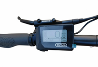 Vélo de montagne électrique en aluminium 7 vitesses 500W 36V avec moteur arrière sans balais, freins à disque hydrauliques, autonomie de 60 km, batterie intégrée