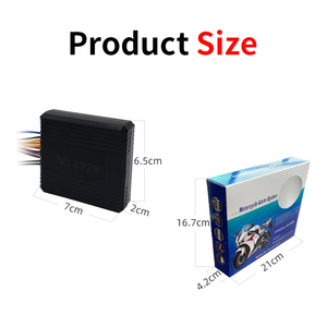 <span class=keywords><strong>Alarm</strong></span> Suara Motor Anti Maling Satu Arah dengan Jarak Kontrol 150m, Kunci & Remote Control dengan Penutup Tombol - Product Image 6