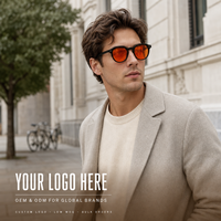 Lunettes anti-lumière bleue, monture ronde en acétate, logo personnalisé, vente en gros, lunettes d'ordinateur pour le bureau, le jeu, la lecture, unisexe